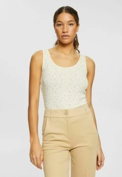 Edc By Esprit MIT POINTELLE MUSTER - Top - Off White