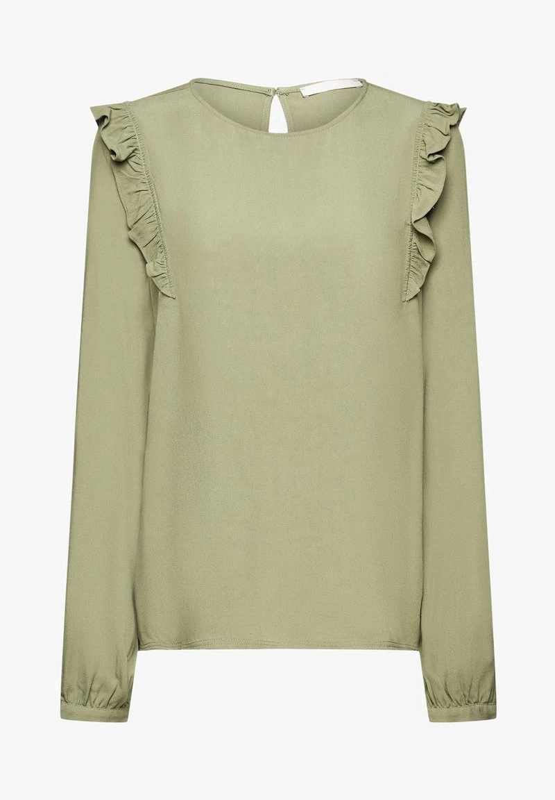 Edc By Esprit Bluse - Light Khaki – Bild 6