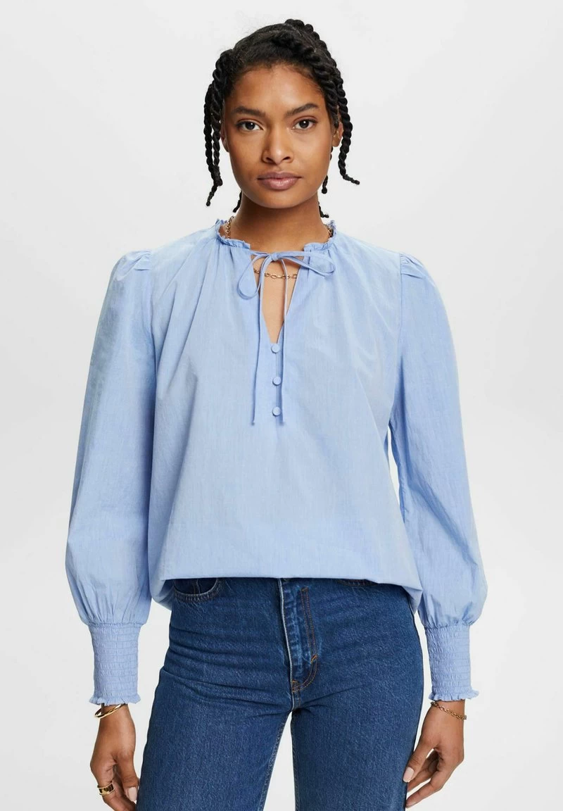 Edc By Esprit MIT BINDEDETAIL - Bluse - Navy