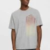 Edc By Esprit RELAXED FIT - T-Shirt Print - Medium Grey