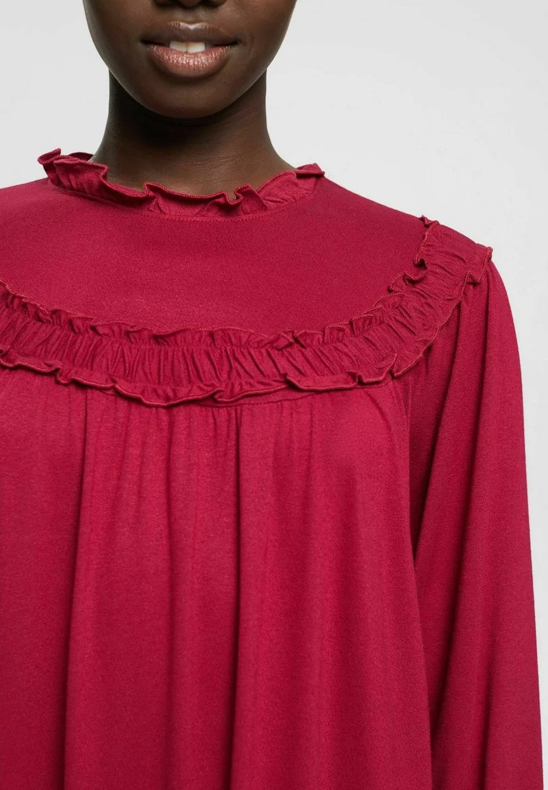 Edc By Esprit Strickkleid - Cherry Red – Bild 4