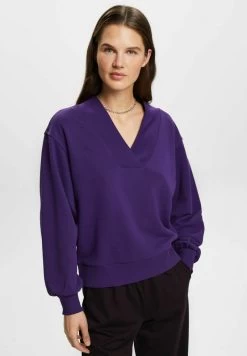 Edc By Esprit Sweatshirt - Dark Purple