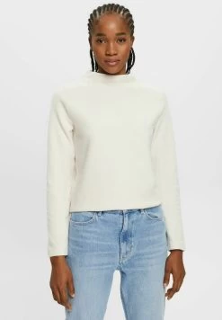 Edc By Esprit HIGH NECK - Strickpullover - Off White