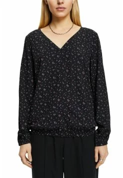 Edc By Esprit MIT MUSTER - Bluse - Black