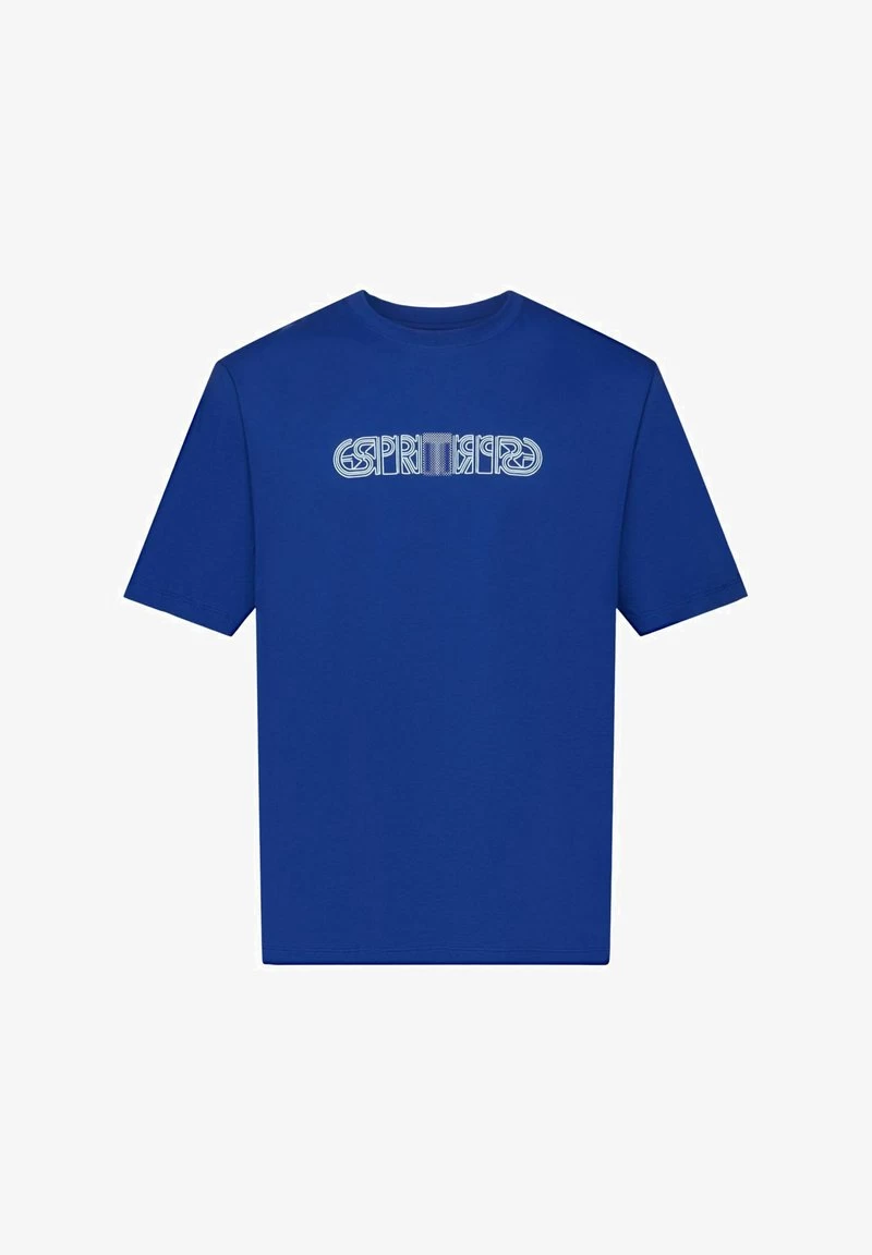 Edc By Esprit MIT LOGO-PRINT IN LOCKERER PASSFORM - T-Shirt Print - Ink – Bild 6