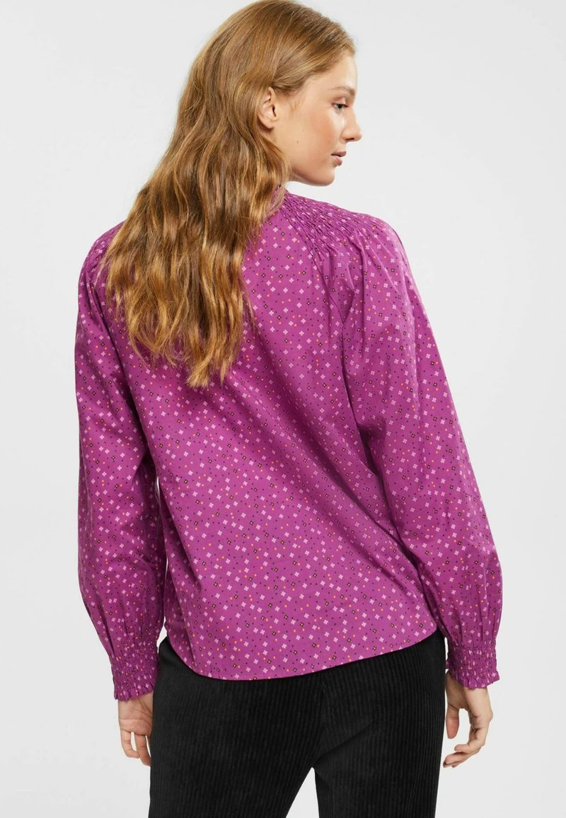 Edc By Esprit MIT MUSTER ORGANISCHE - Bluse - Violet – Bild 3