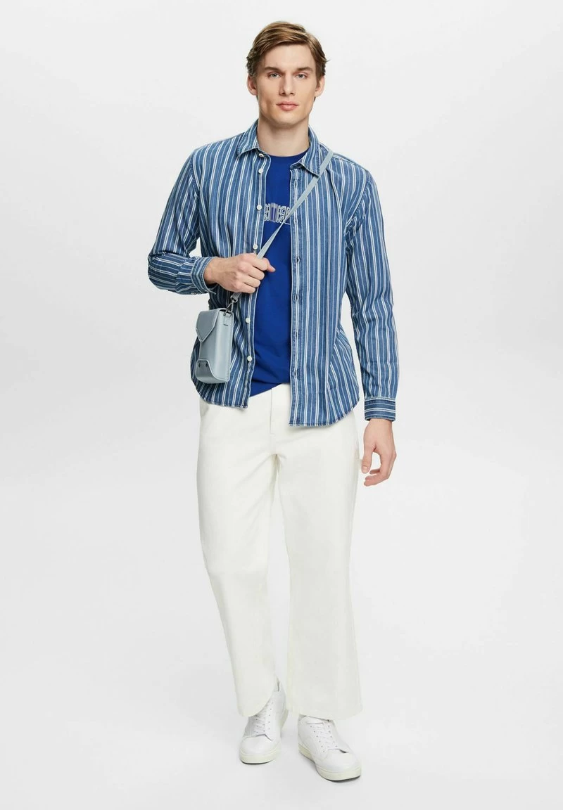 Edc By Esprit MIT LOGO-PRINT IN LOCKERER PASSFORM - T-Shirt Print - Ink – Bild 2