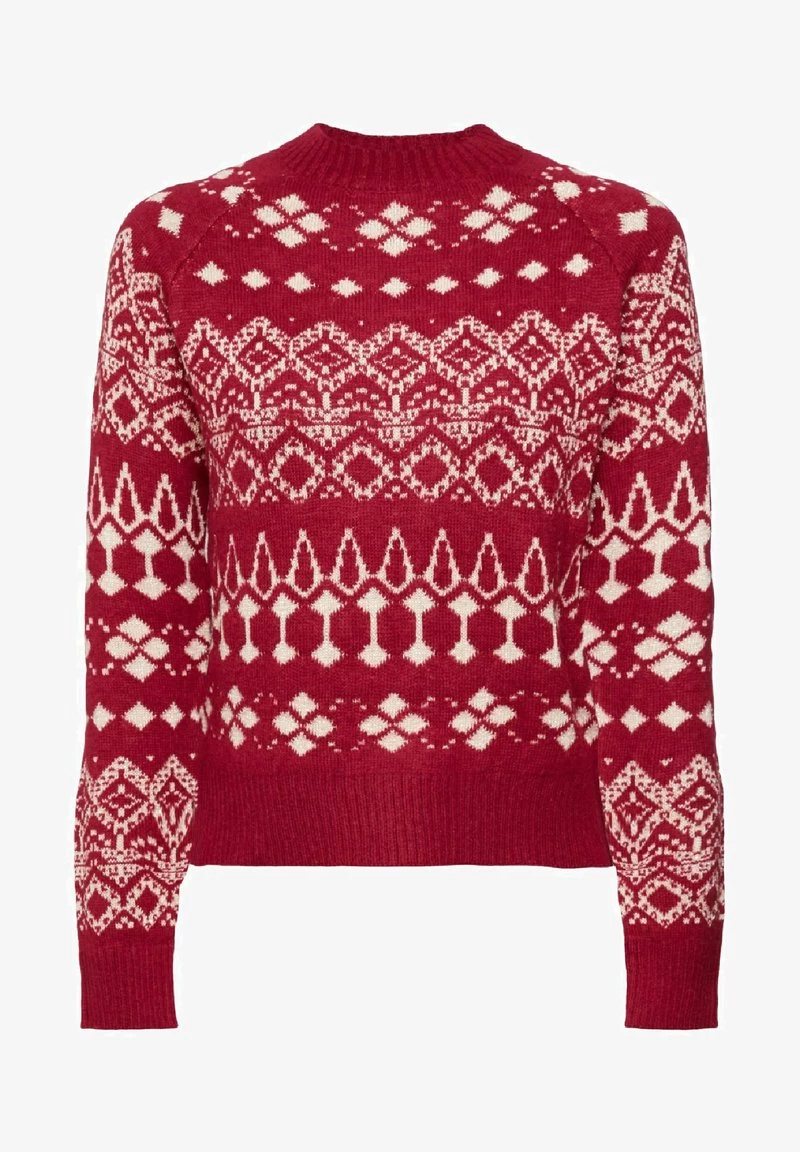 Edc By Esprit MIT GLITZEREFFEKT - Strickpullover - Cherry Red – Bild 5