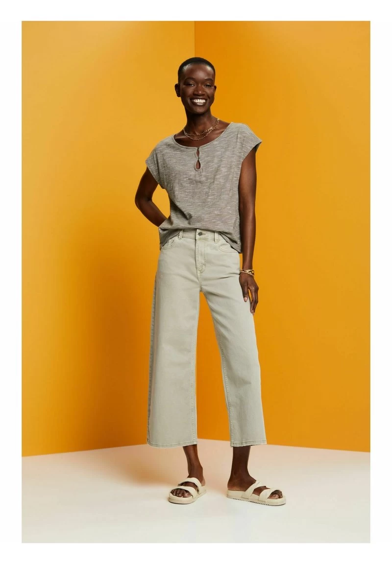 Edc By Esprit T-Shirt Print - Khaki Green – Bild 6