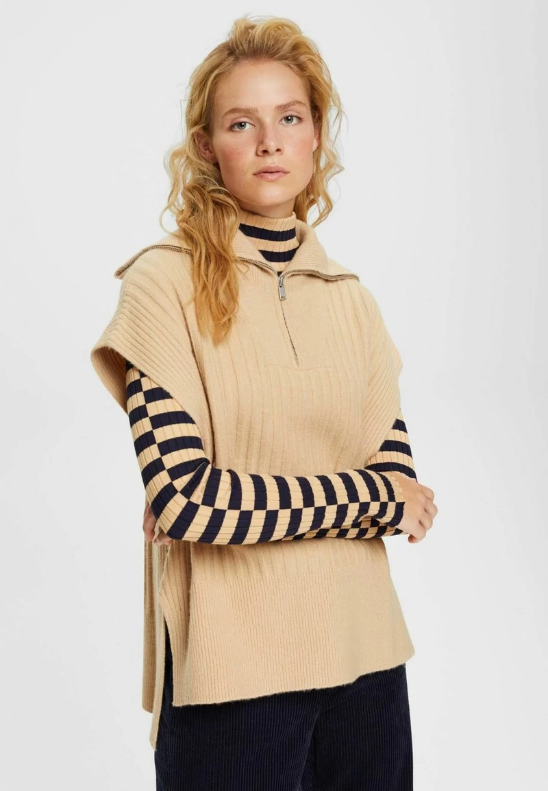 Edc By Esprit T-Shirt Print - Cream Beige