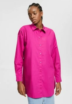 Edc By Esprit OVERSIZED - Hemdbluse - Pink Fuchsia