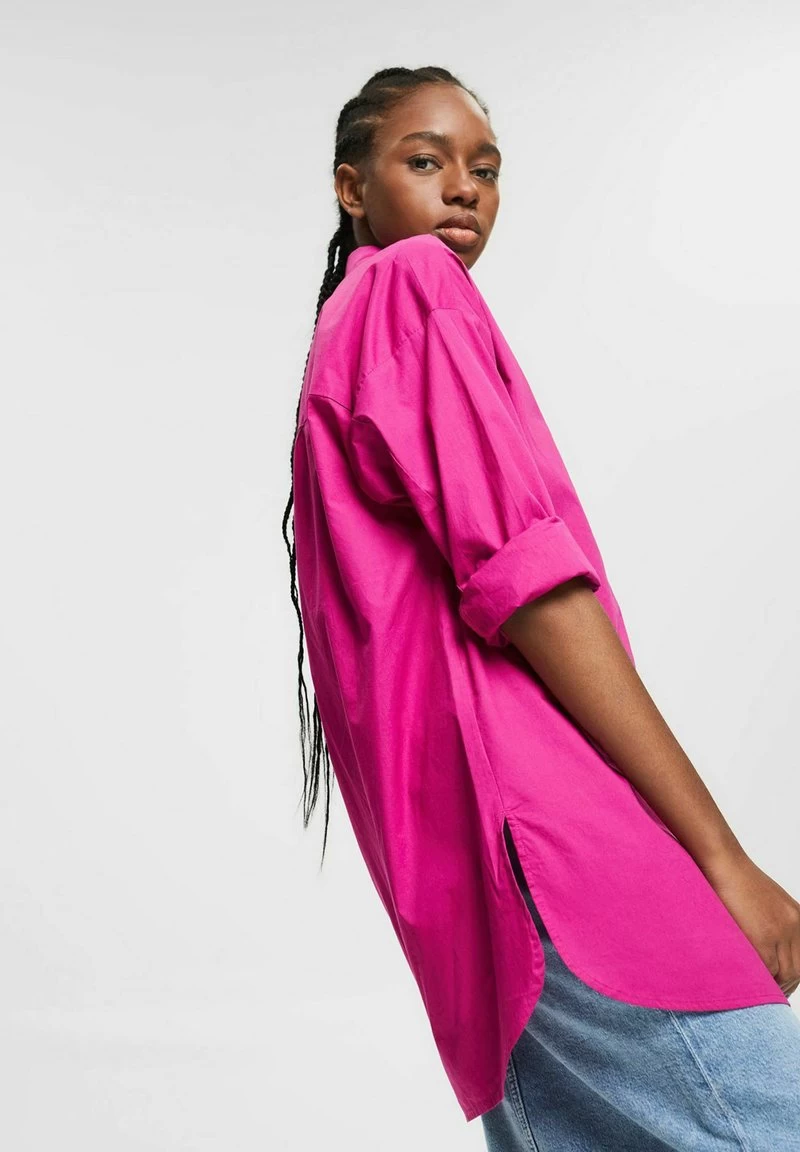 Edc By Esprit OVERSIZED - Hemdbluse - Pink Fuchsia – Bild 4