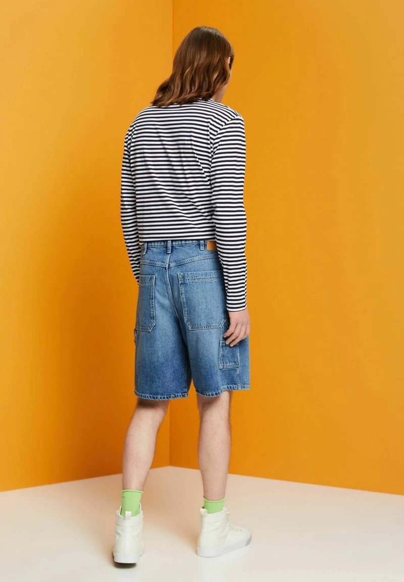 Edc By Esprit LOCKER - Jeans Shorts - Blue Medium Washed New – Bild 5