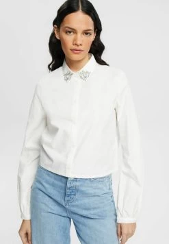 Edc By Esprit Hemdbluse - White