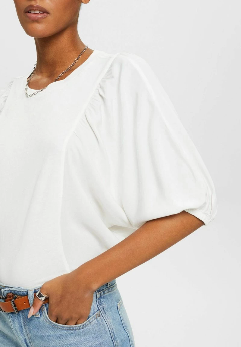 Edc By Esprit Langarmshirt - Off White – Bild 4