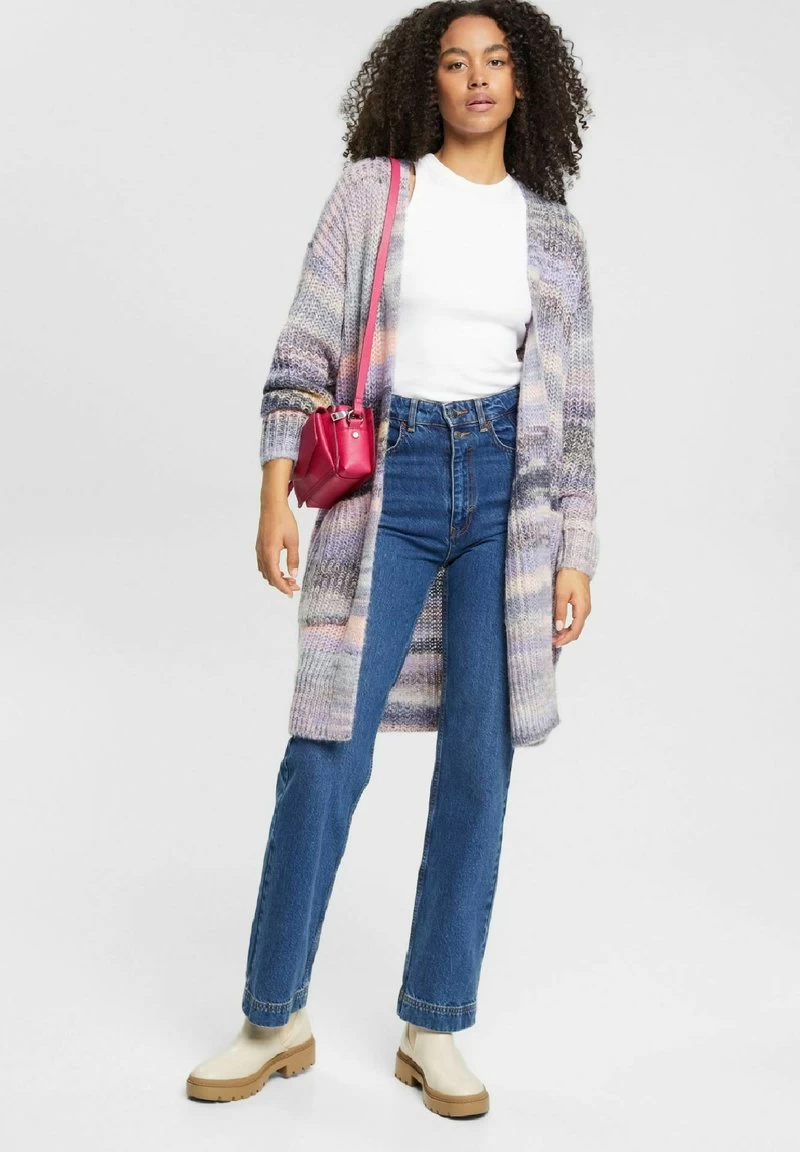 Edc By Esprit Strickjacke - Purple – Bild 2