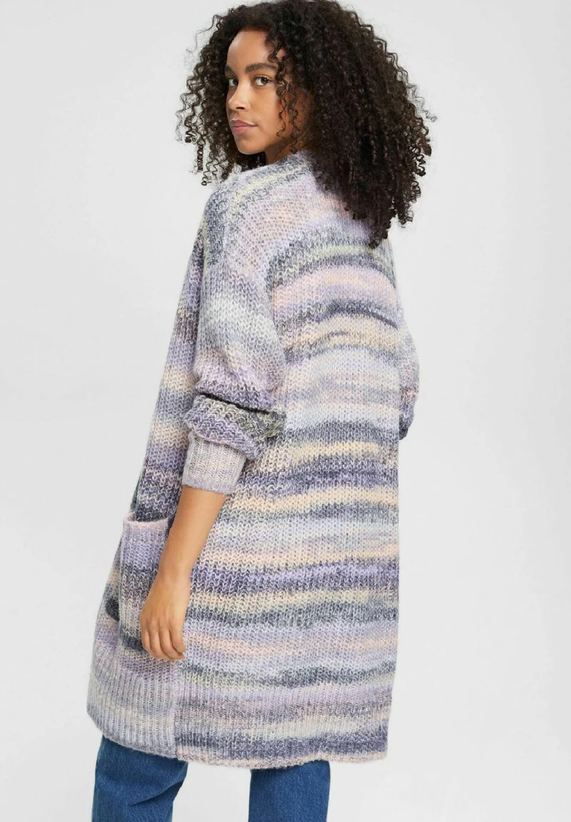 Edc By Esprit Strickjacke - Purple – Bild 3