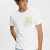 Edc By Esprit REGULAR FIT - T-Shirt Print - New White