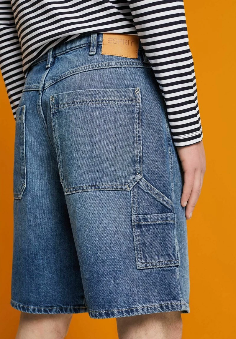 Edc By Esprit LOCKER - Jeans Shorts - Blue Medium Washed New – Bild 6